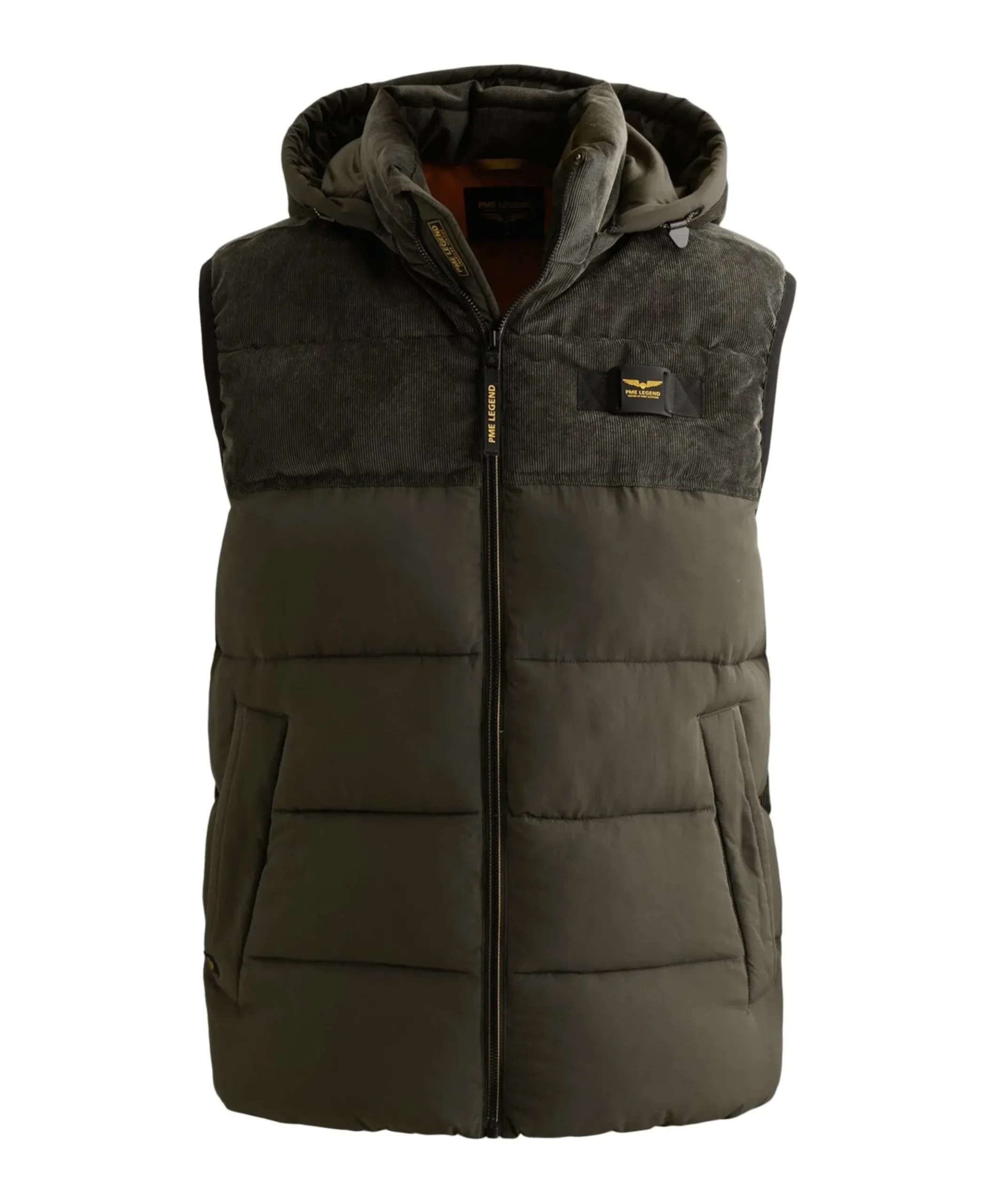 Heren bodywarmer groen