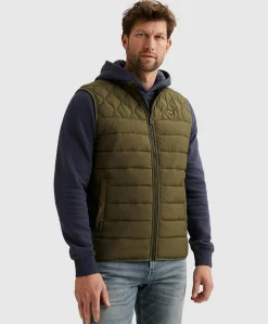 Heren bodywarmer groen
