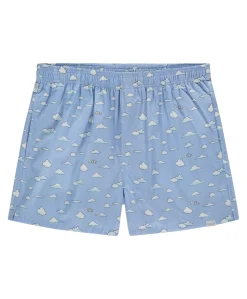 Heren boxershort blauw