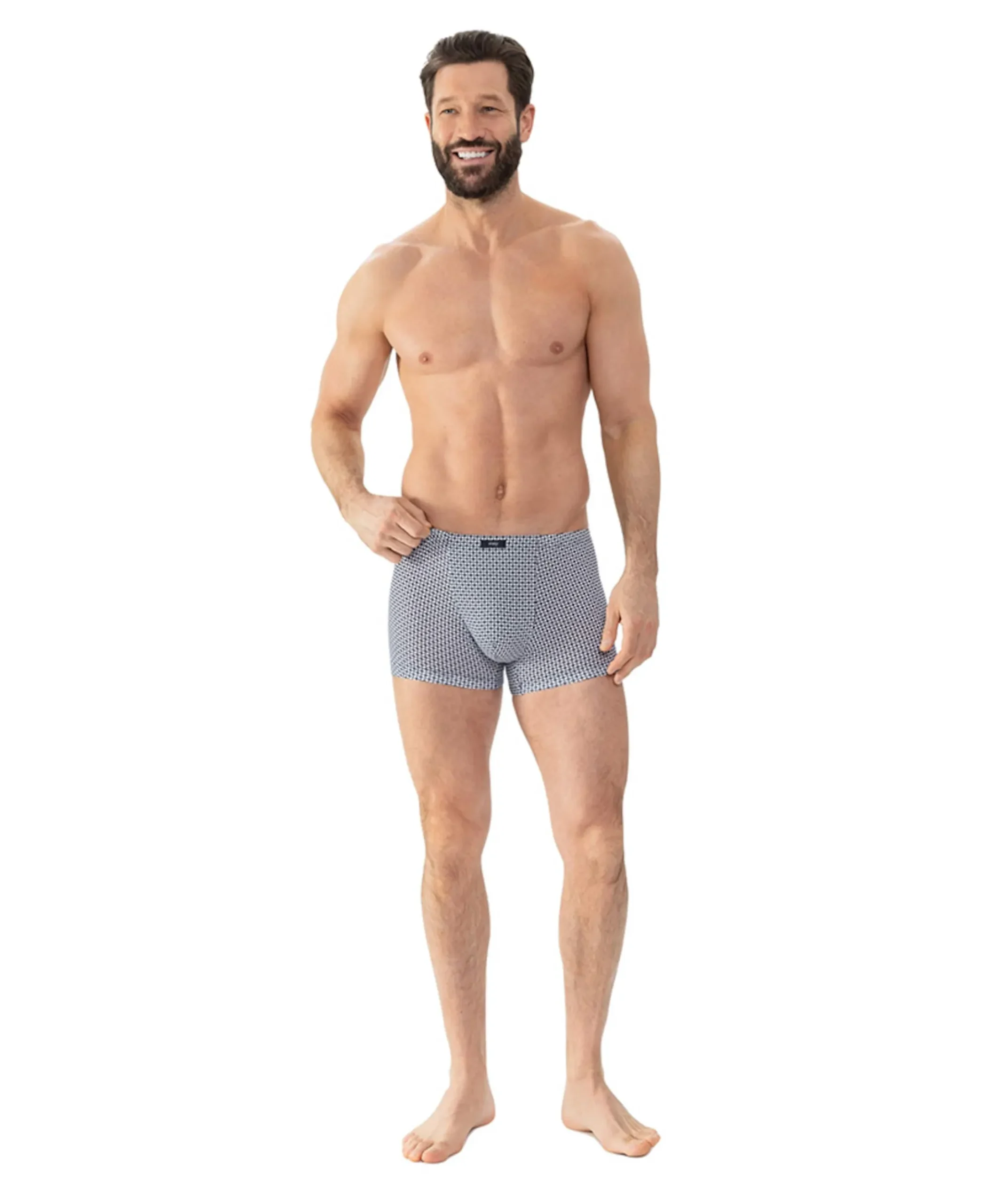 Heren boxershort blauw