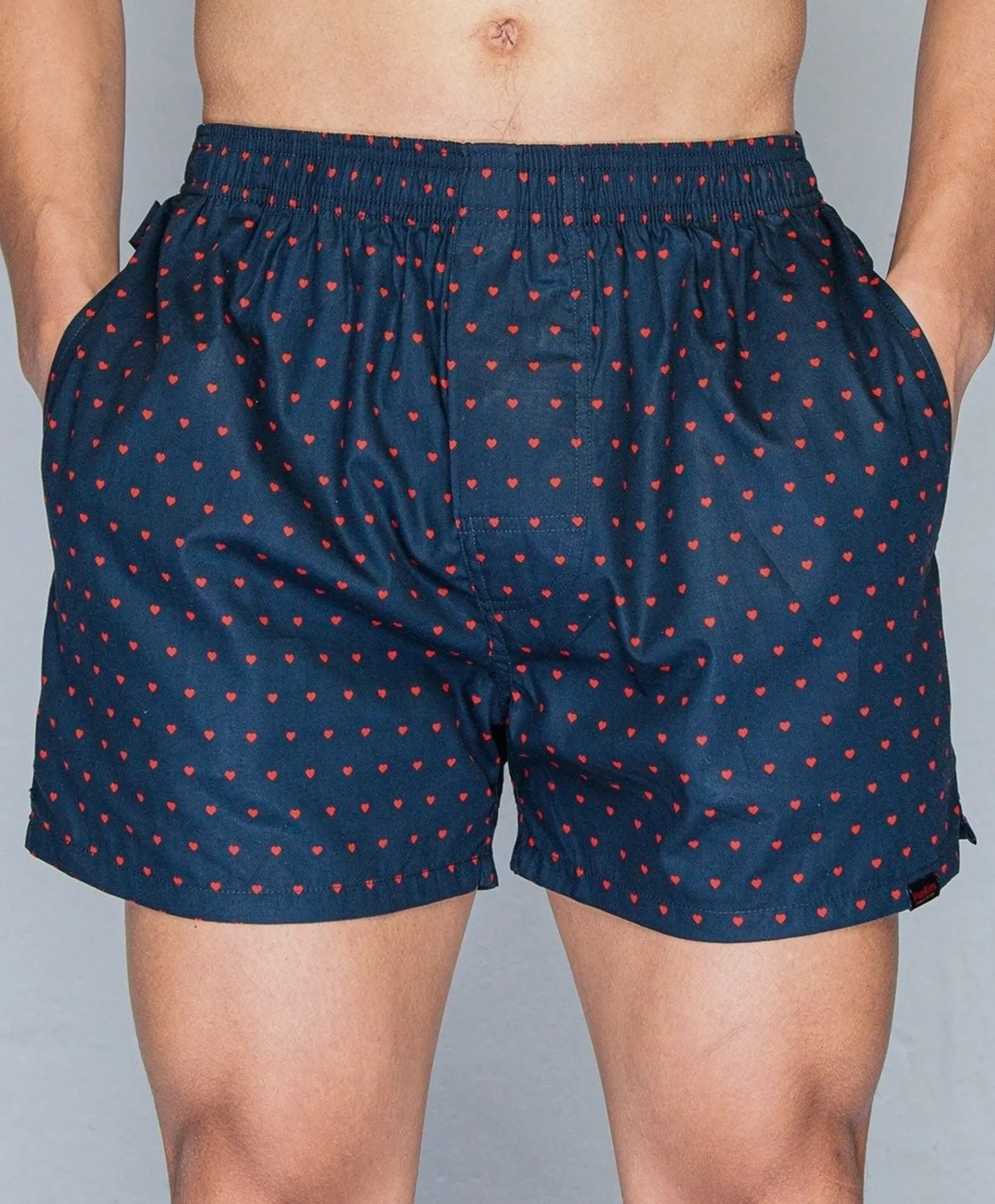 Heren boxershort blauw