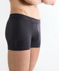 Heren boxershort grijs