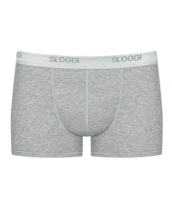 Heren boxershort grijs