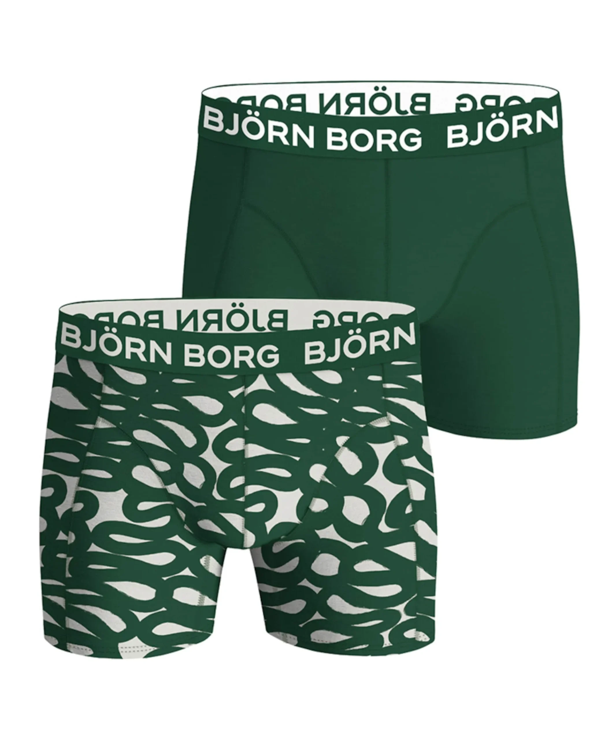 Heren boxershort groen