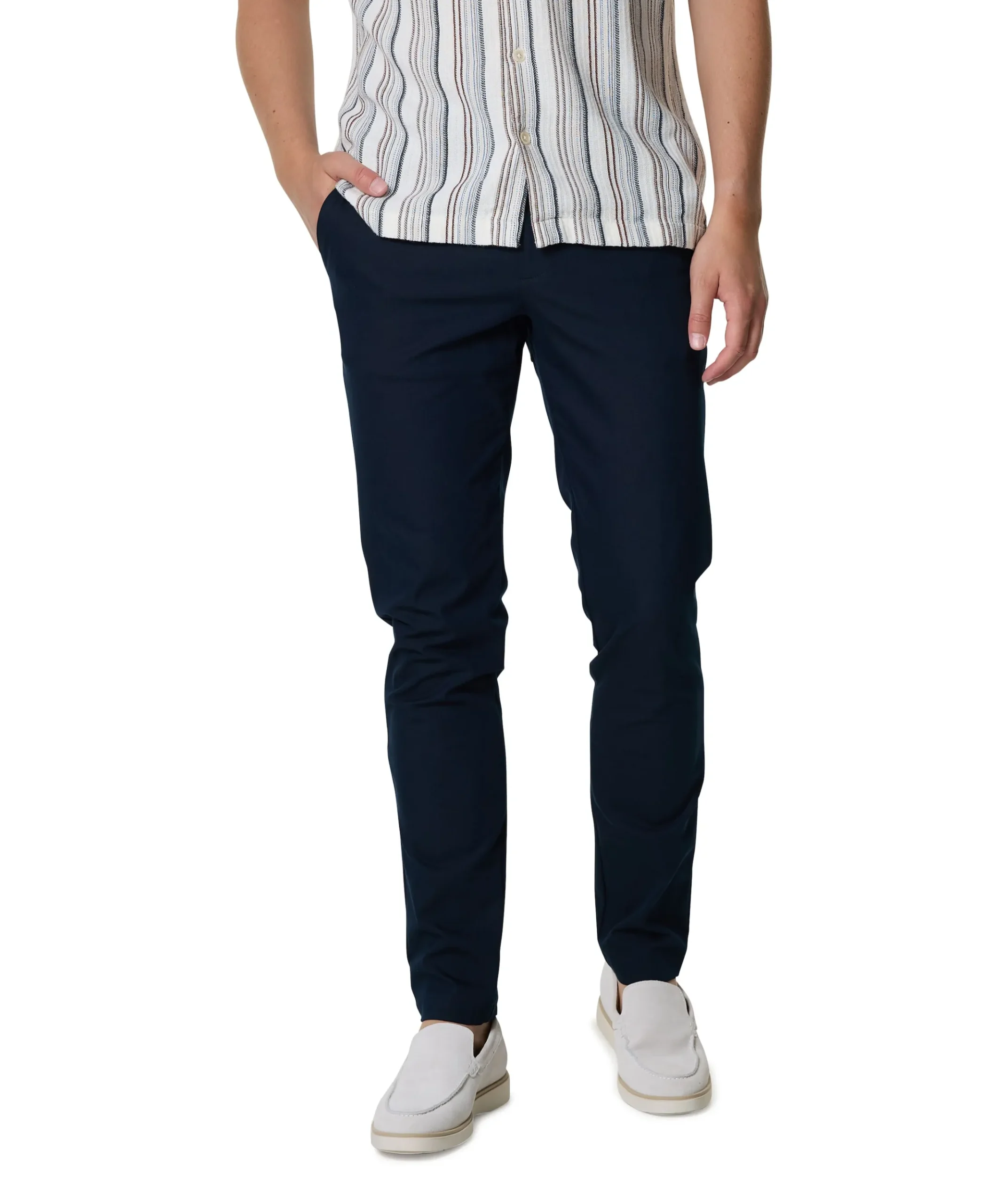 Heren broek blauw