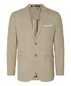 Heren colbert beige