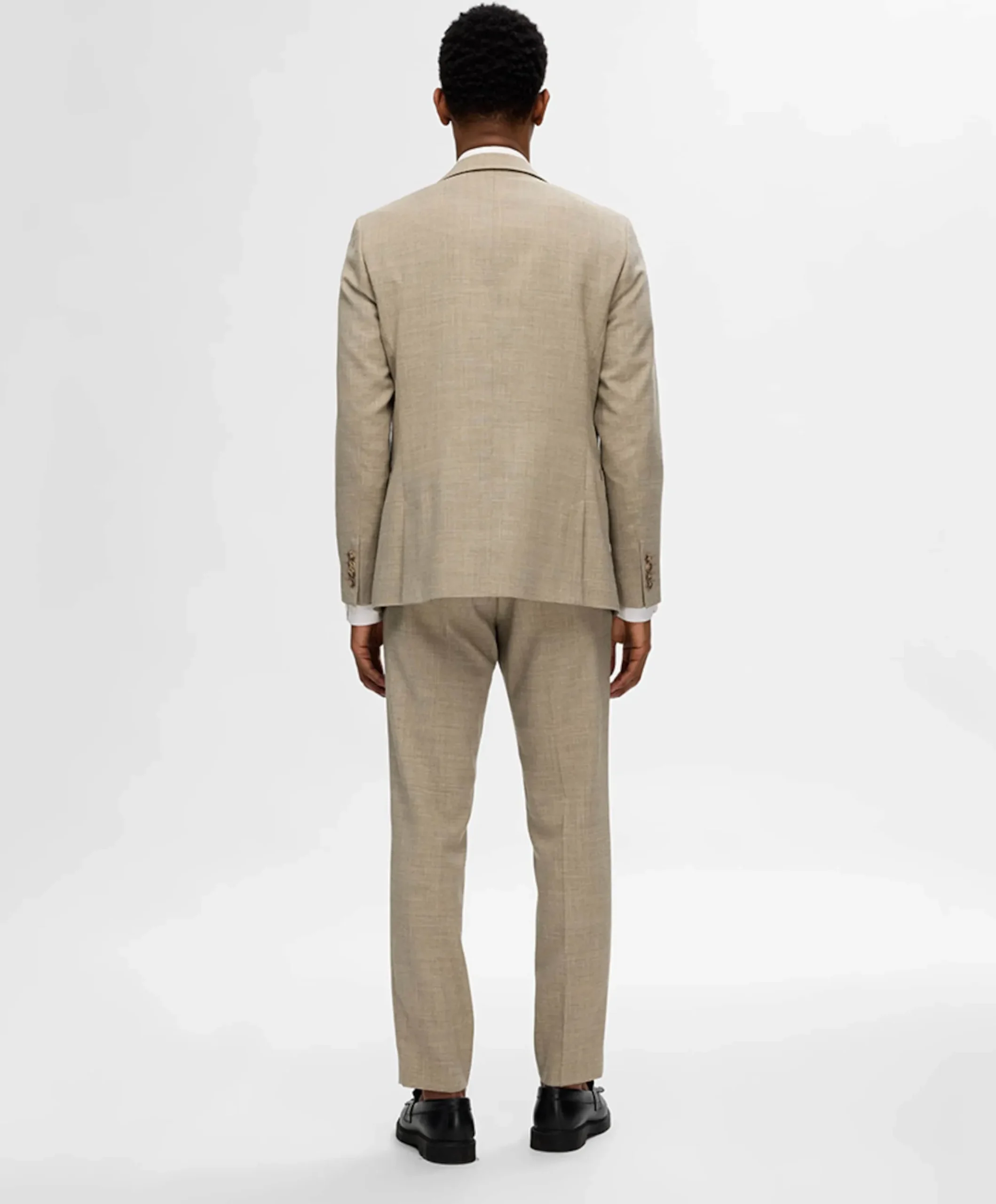 Heren colbert beige