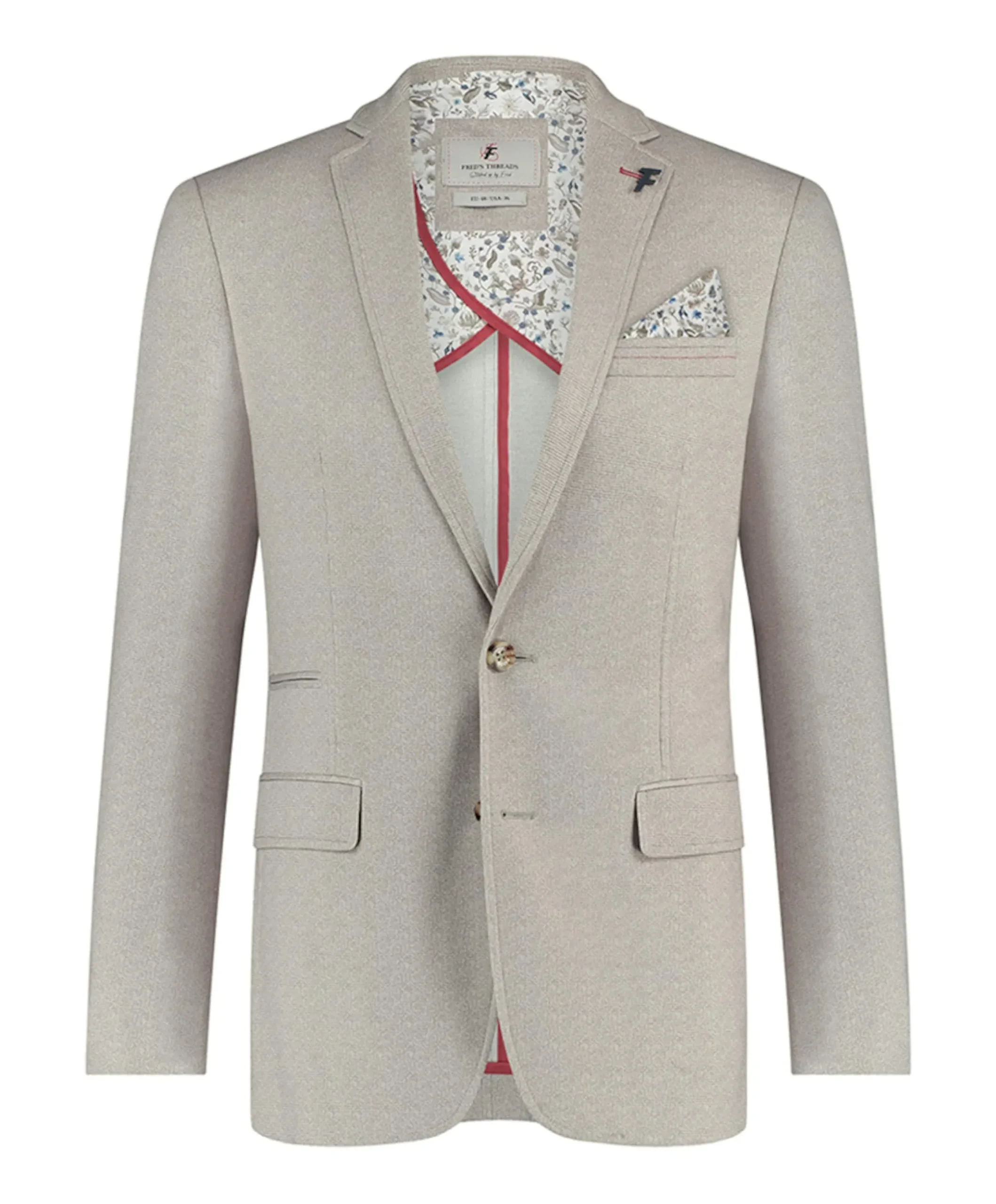 Heren colbert beige