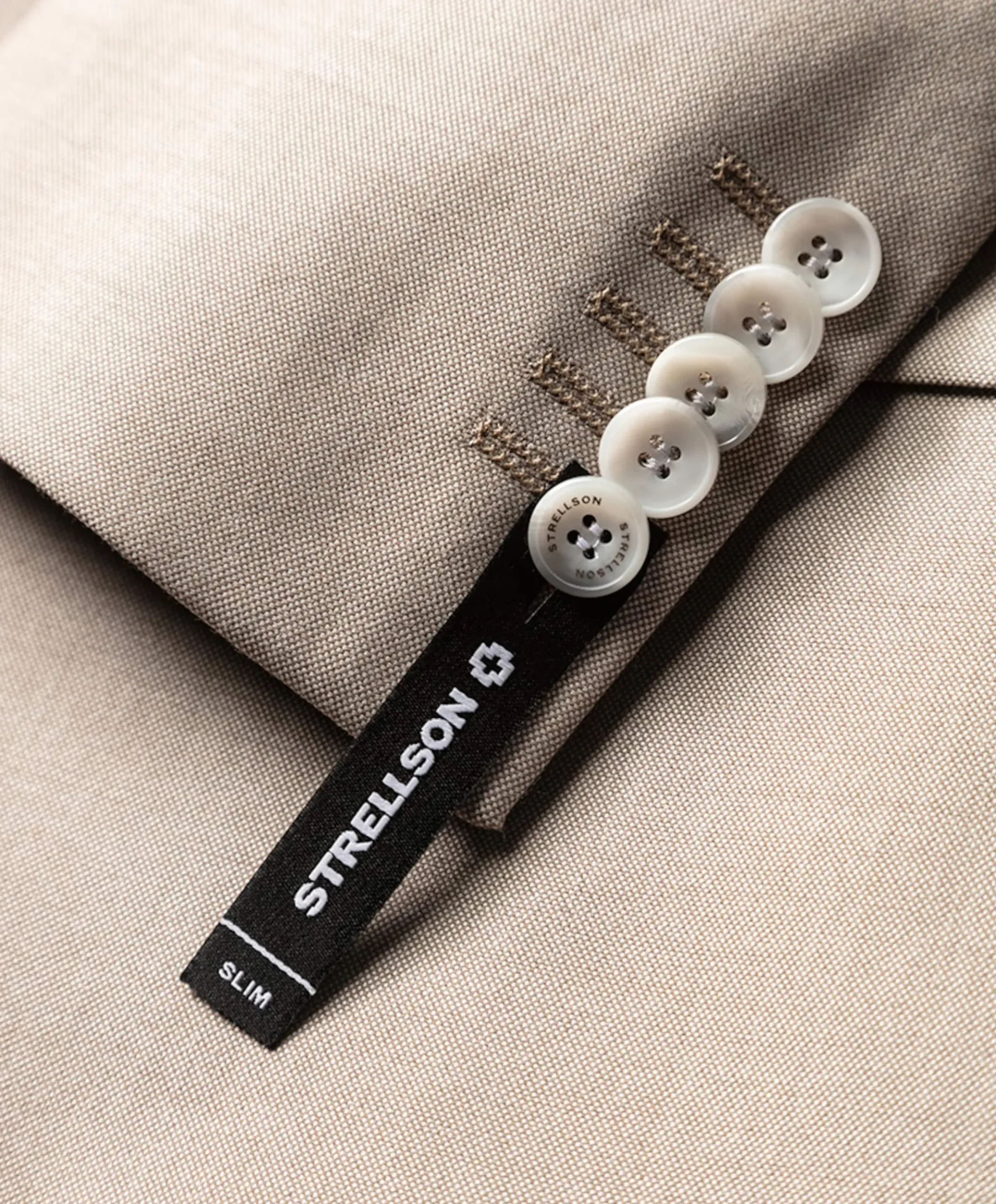 Heren colbert beige