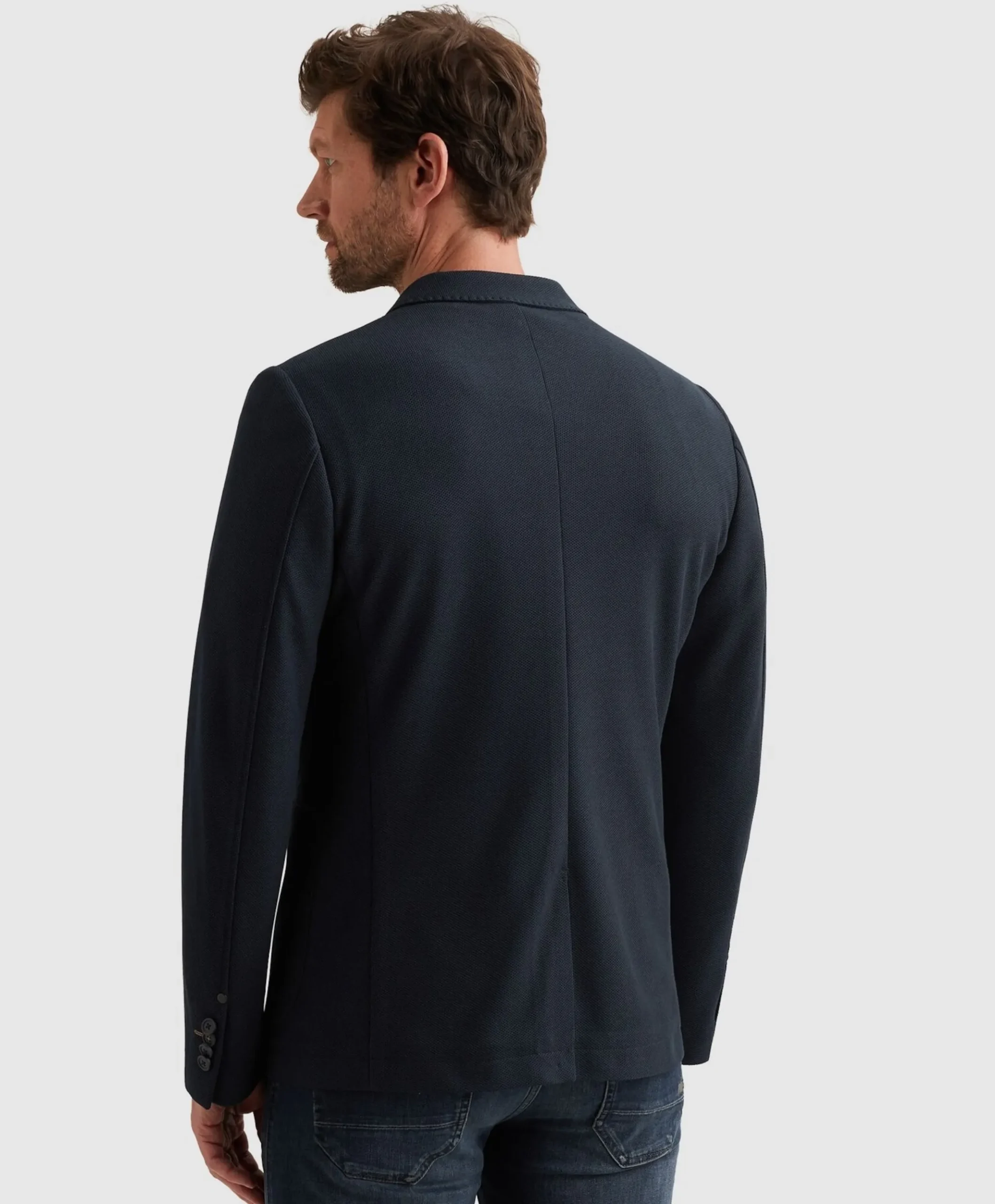 Heren colbert blauw