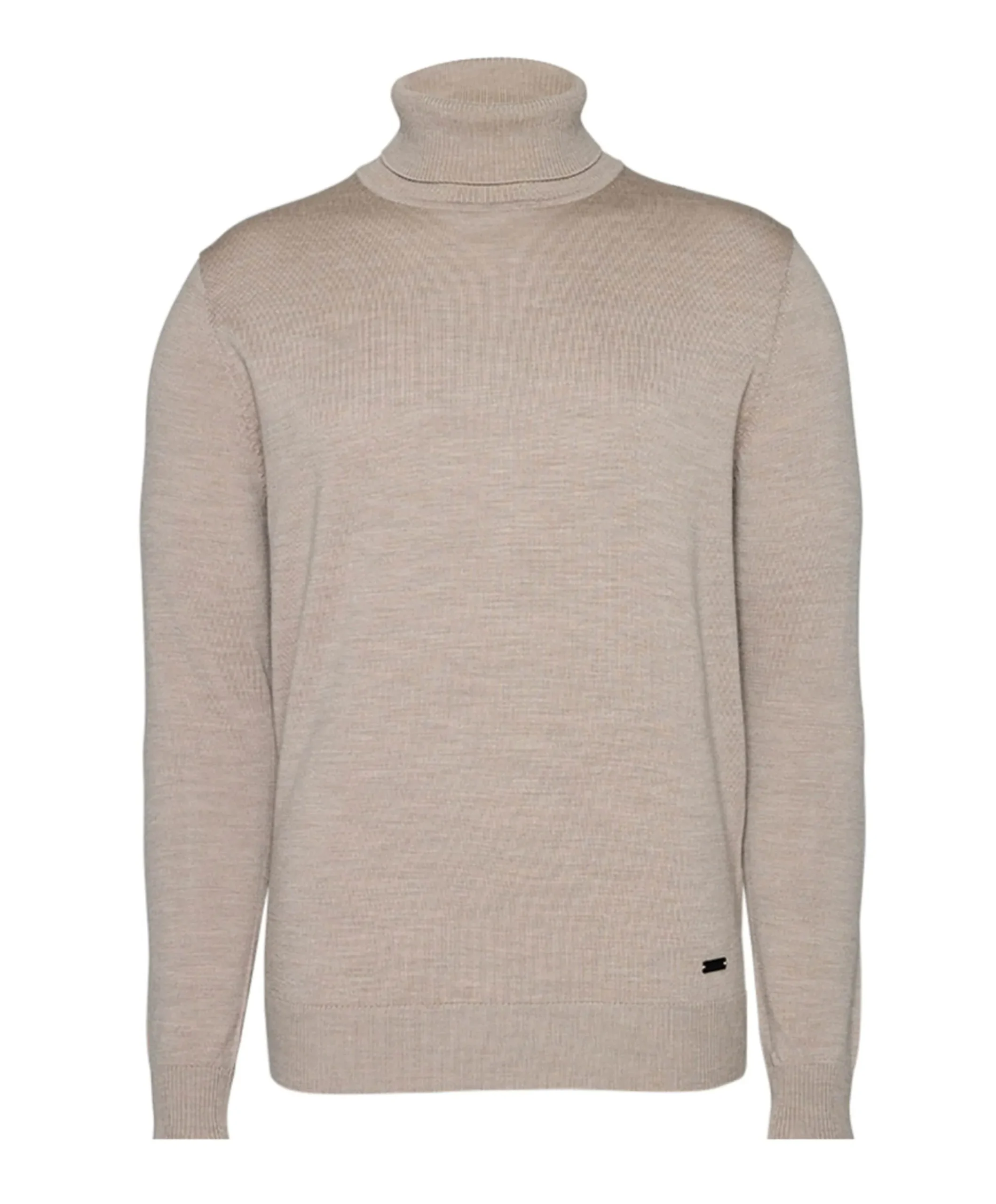 Heren coltrui beige
