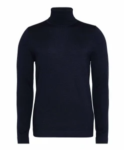 Heren coltrui blauw
