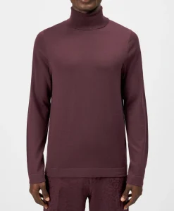 Heren coltrui bordeaux