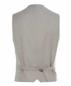 Heren gilet beige
