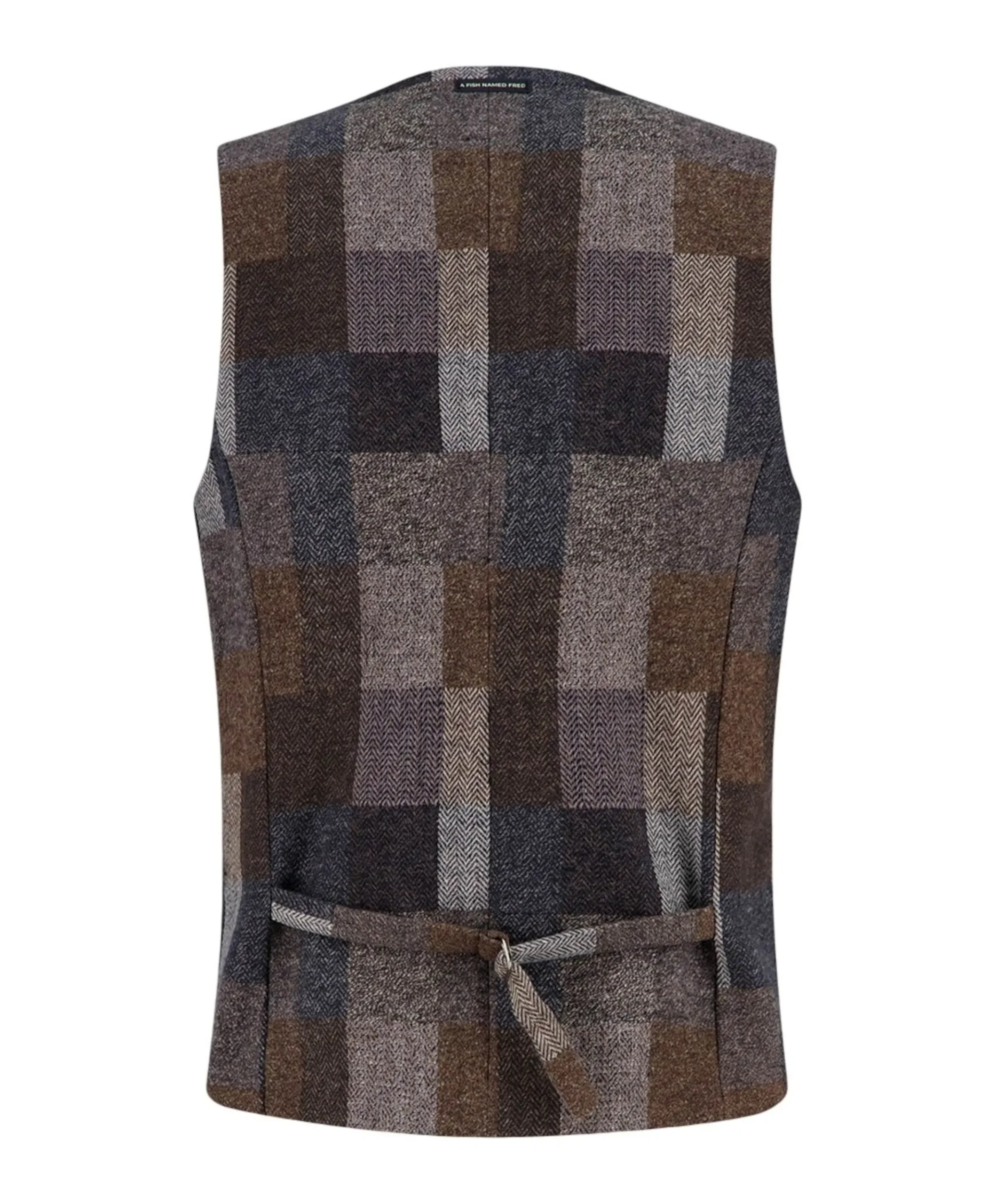 Heren gilet blauw