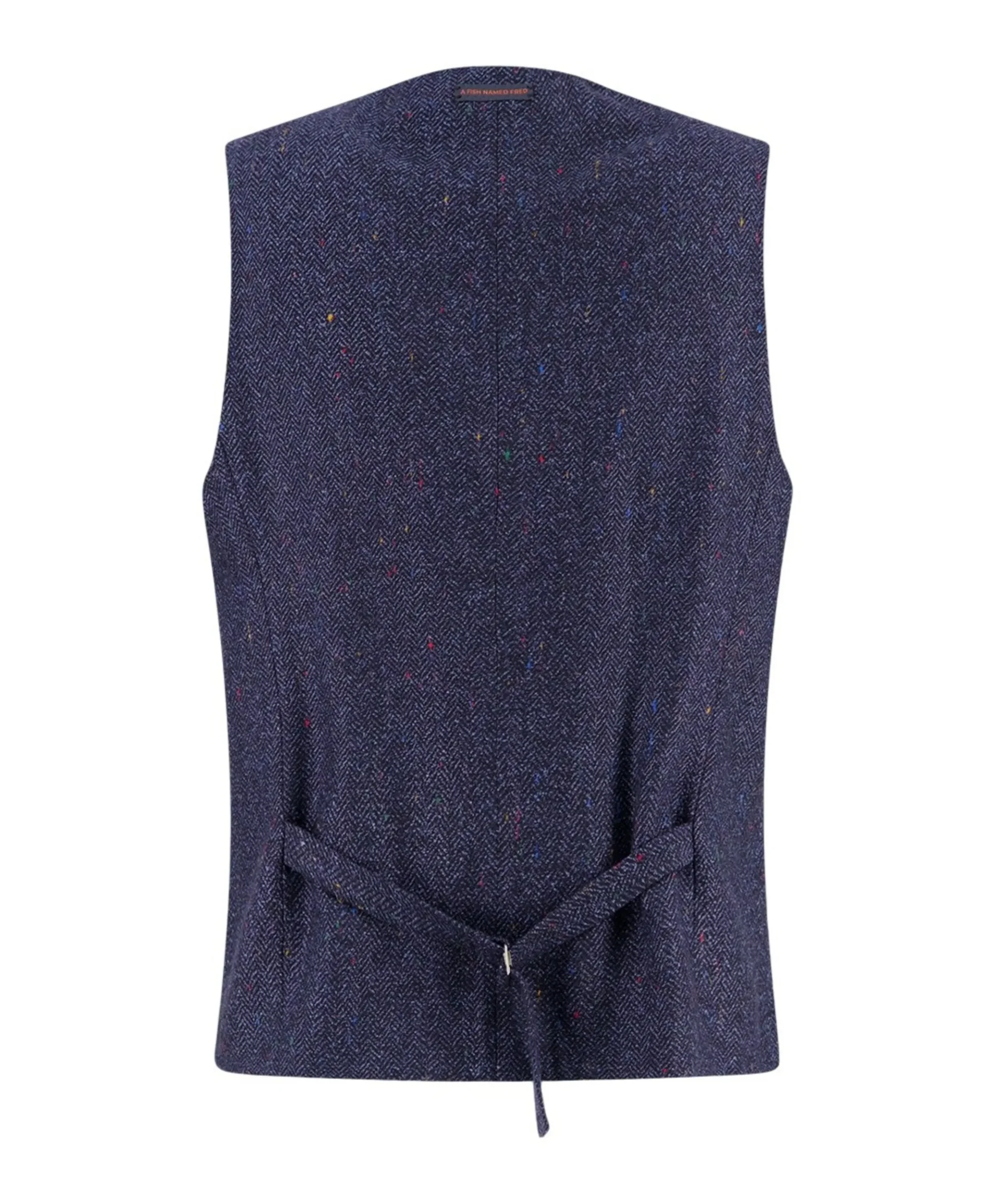 Heren gilet blauw