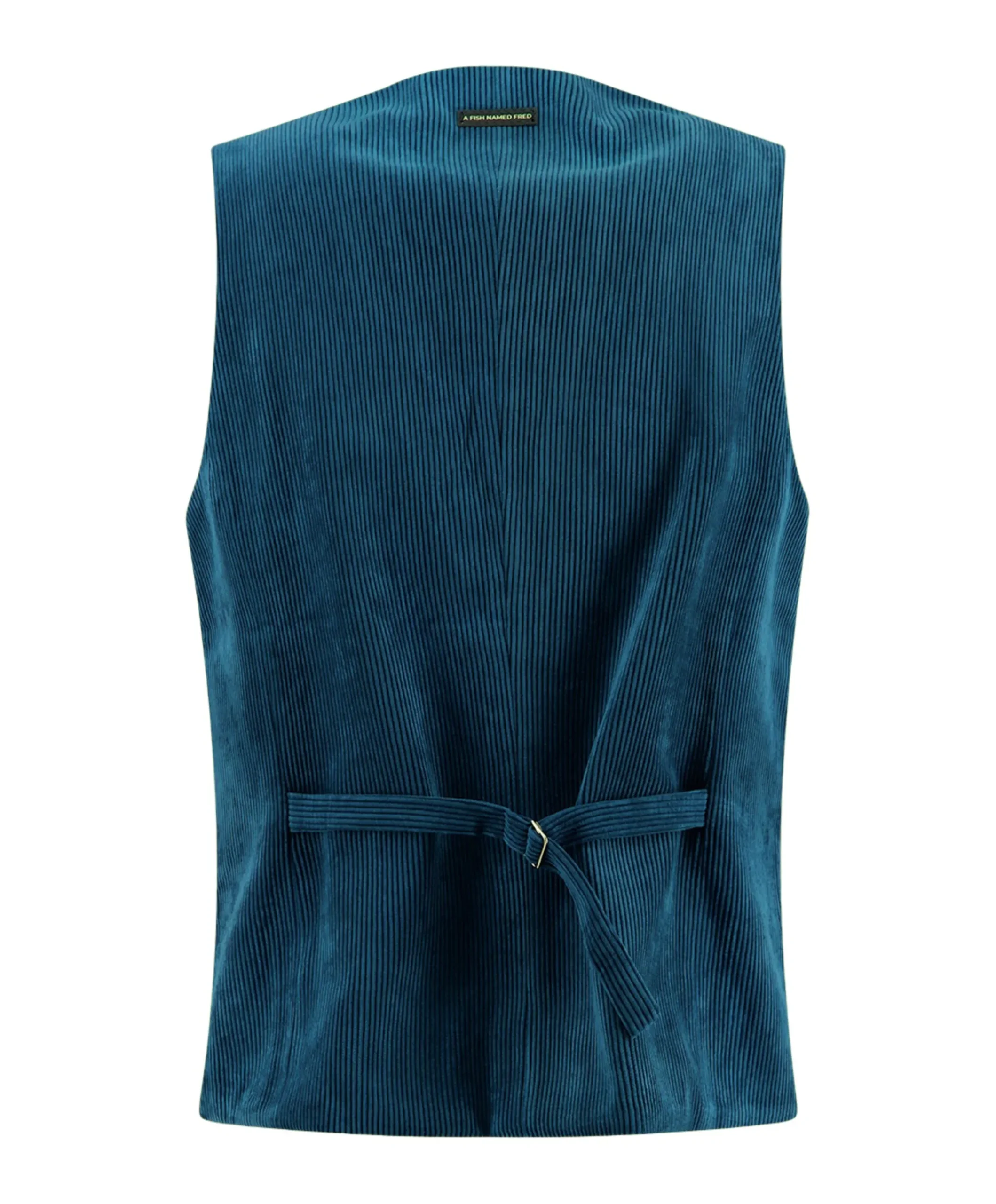 Heren gilet blauw