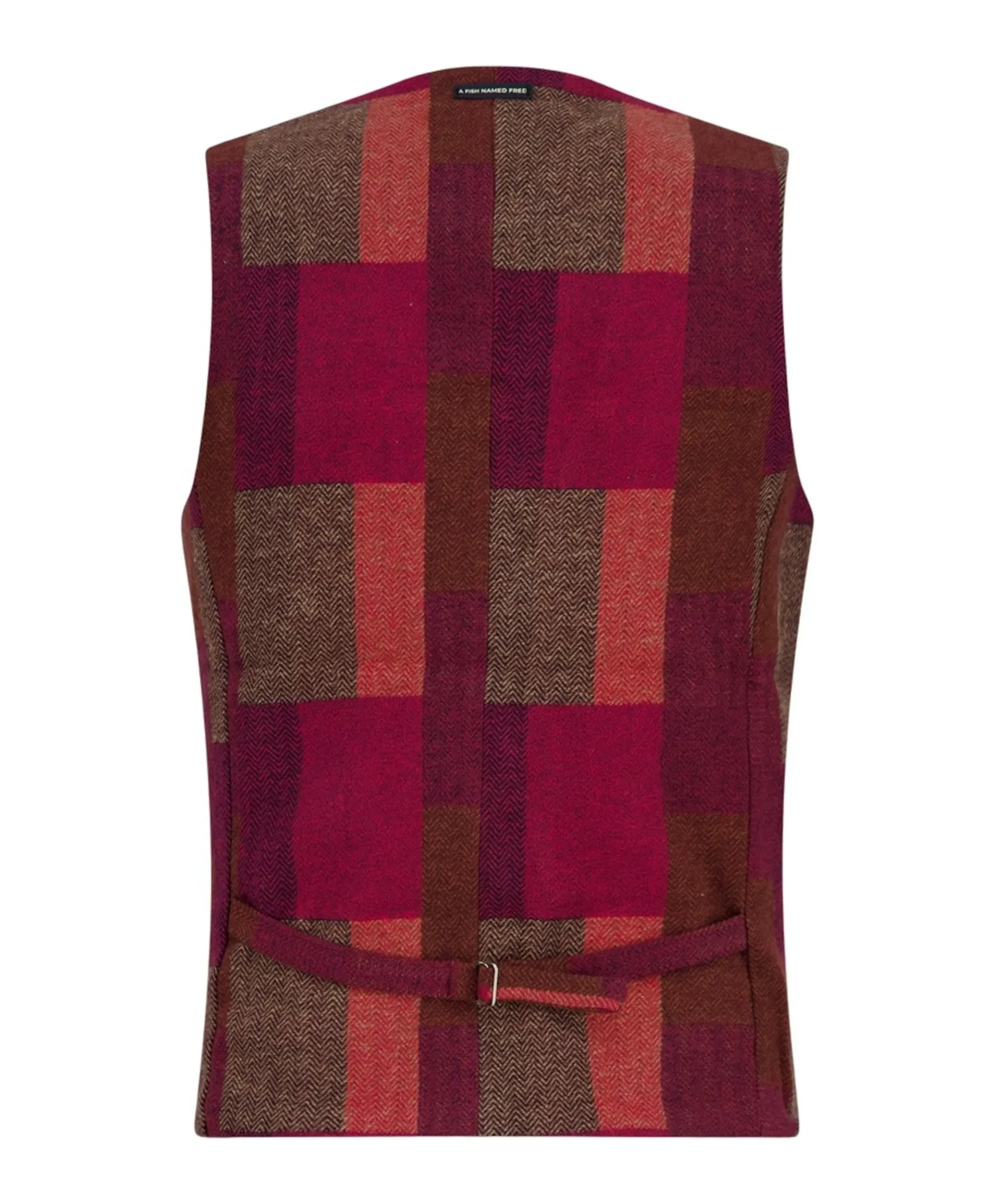 Heren gilet bordeaux