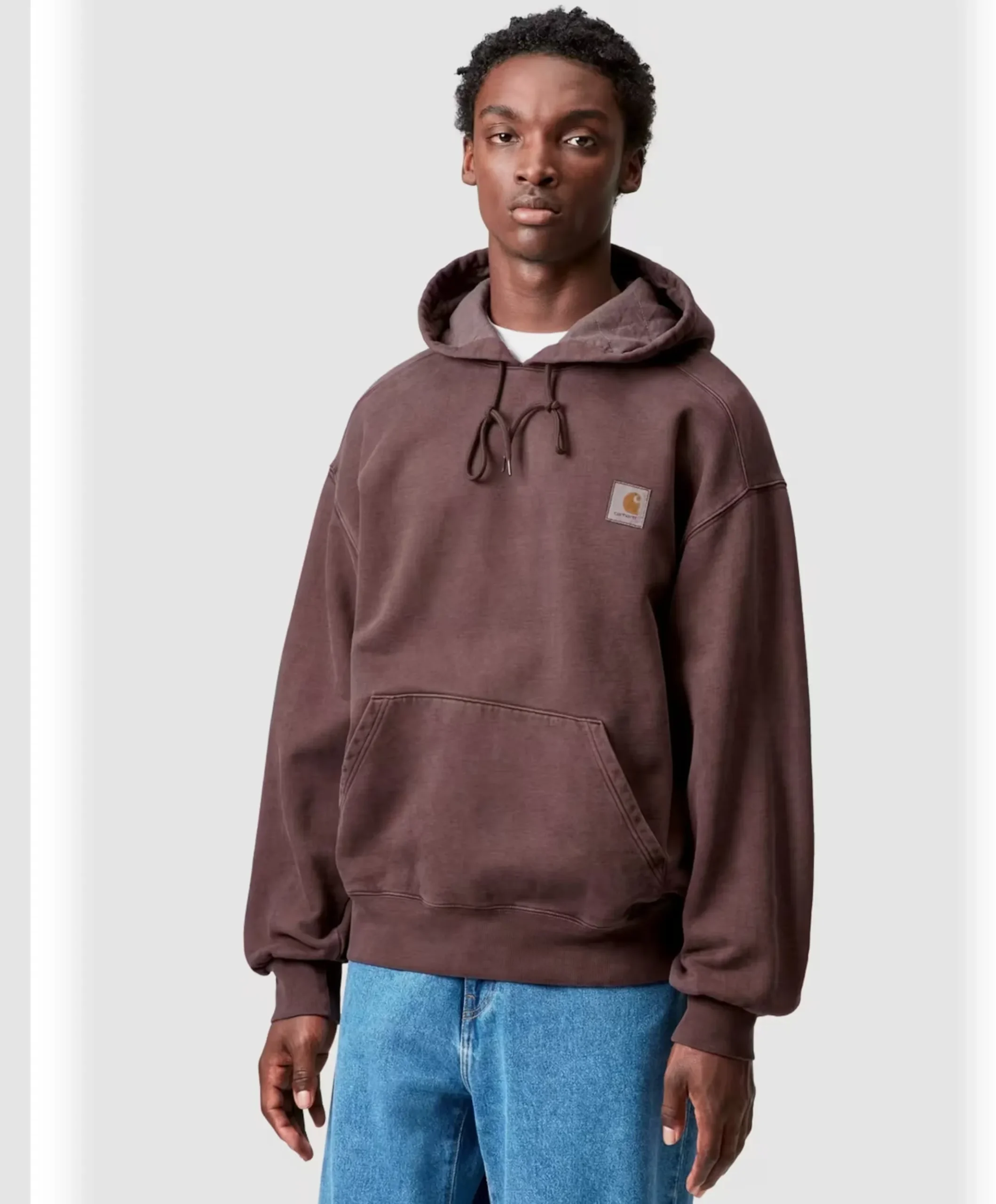 Heren hoodie bruin