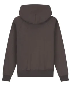 Heren hoodie bruin