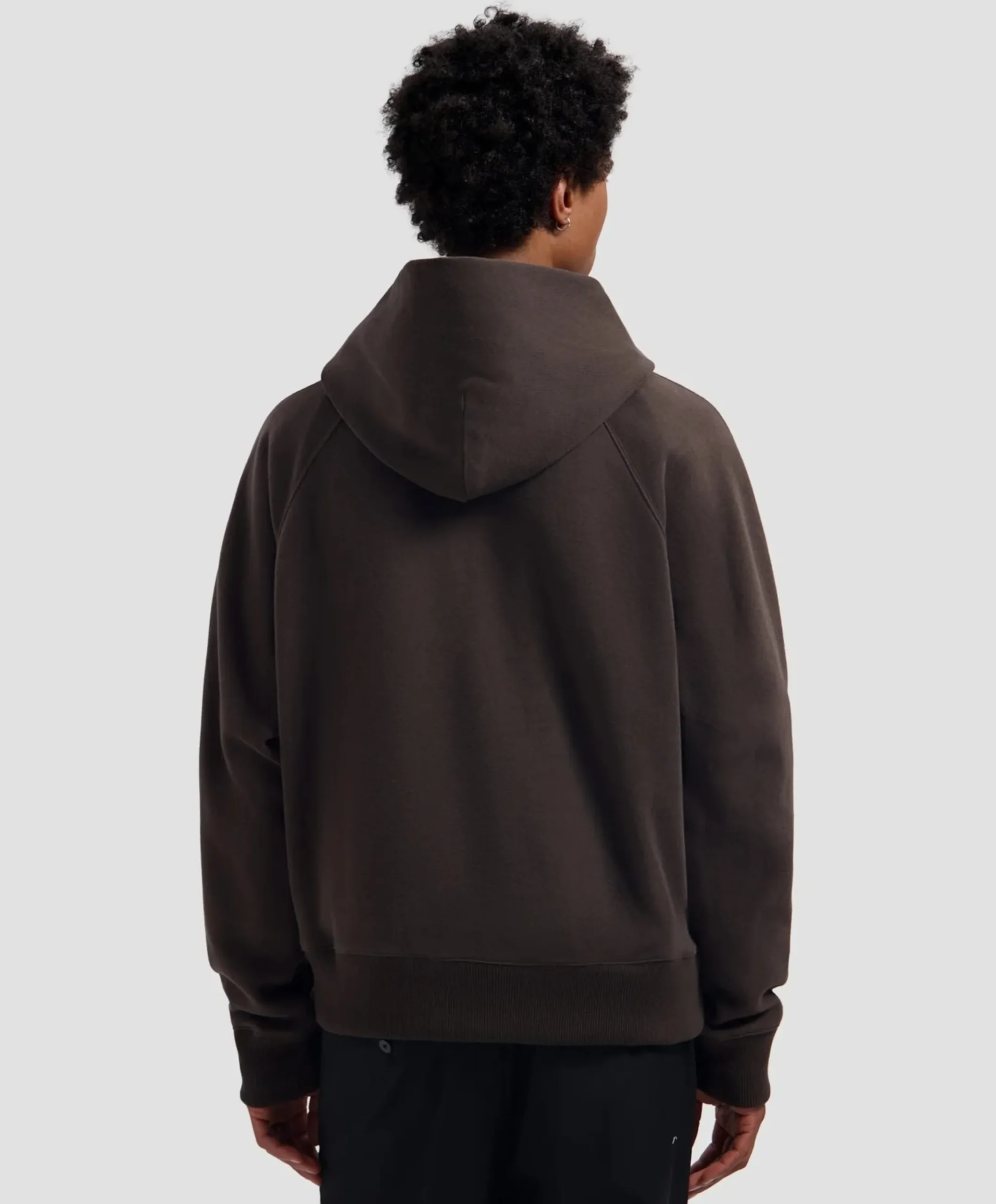 Heren hoodie bruin