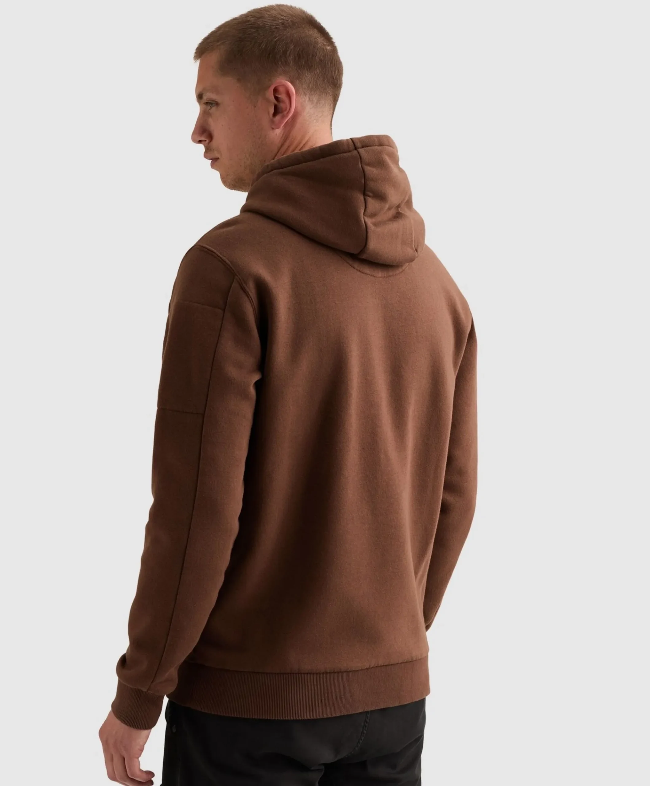 Heren hoodie bruin