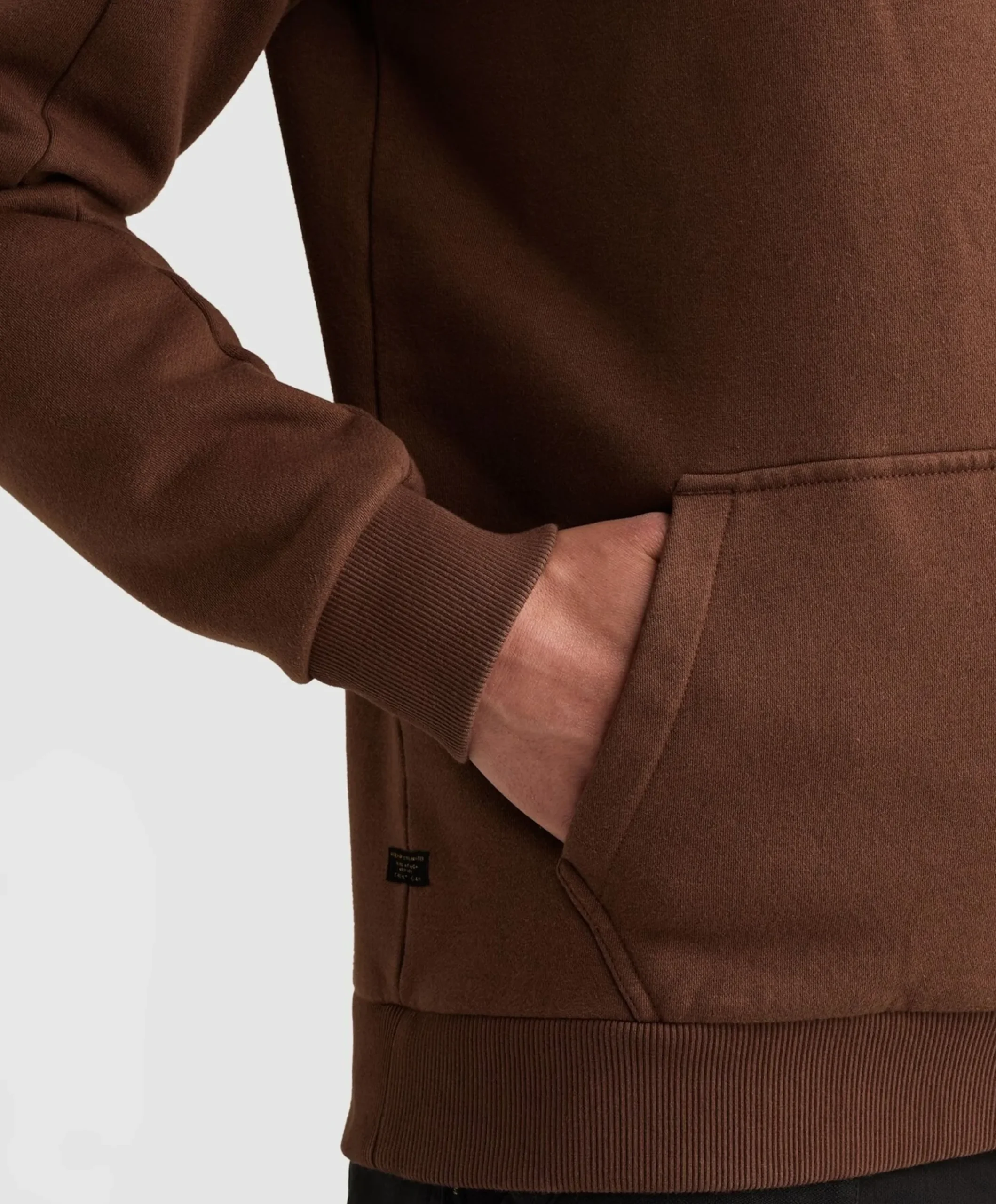 Heren hoodie bruin