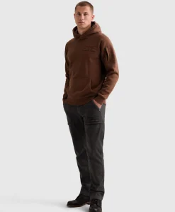 Heren hoodie bruin