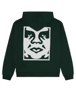 Heren hoodie groen