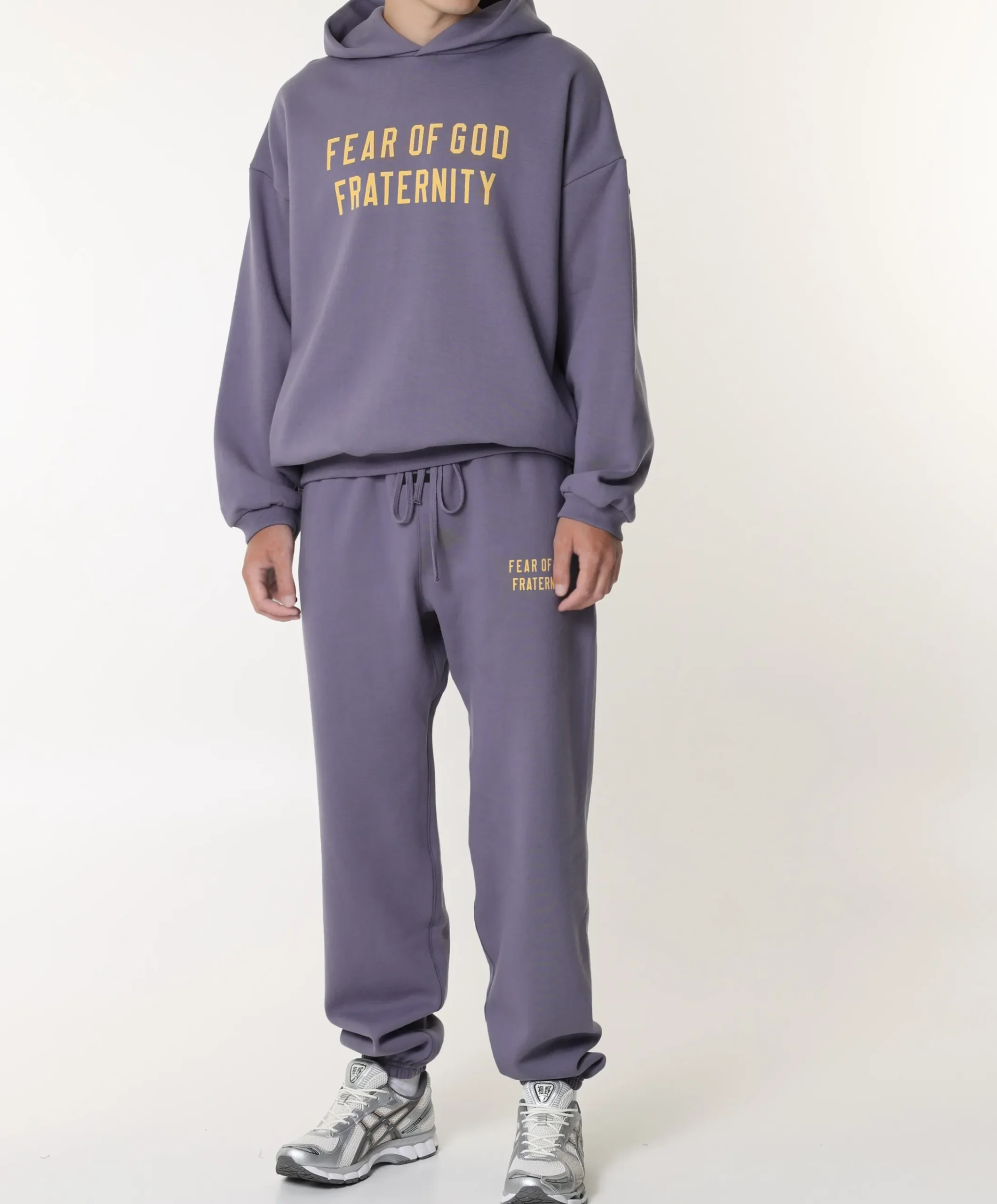 Heren hoodie paars