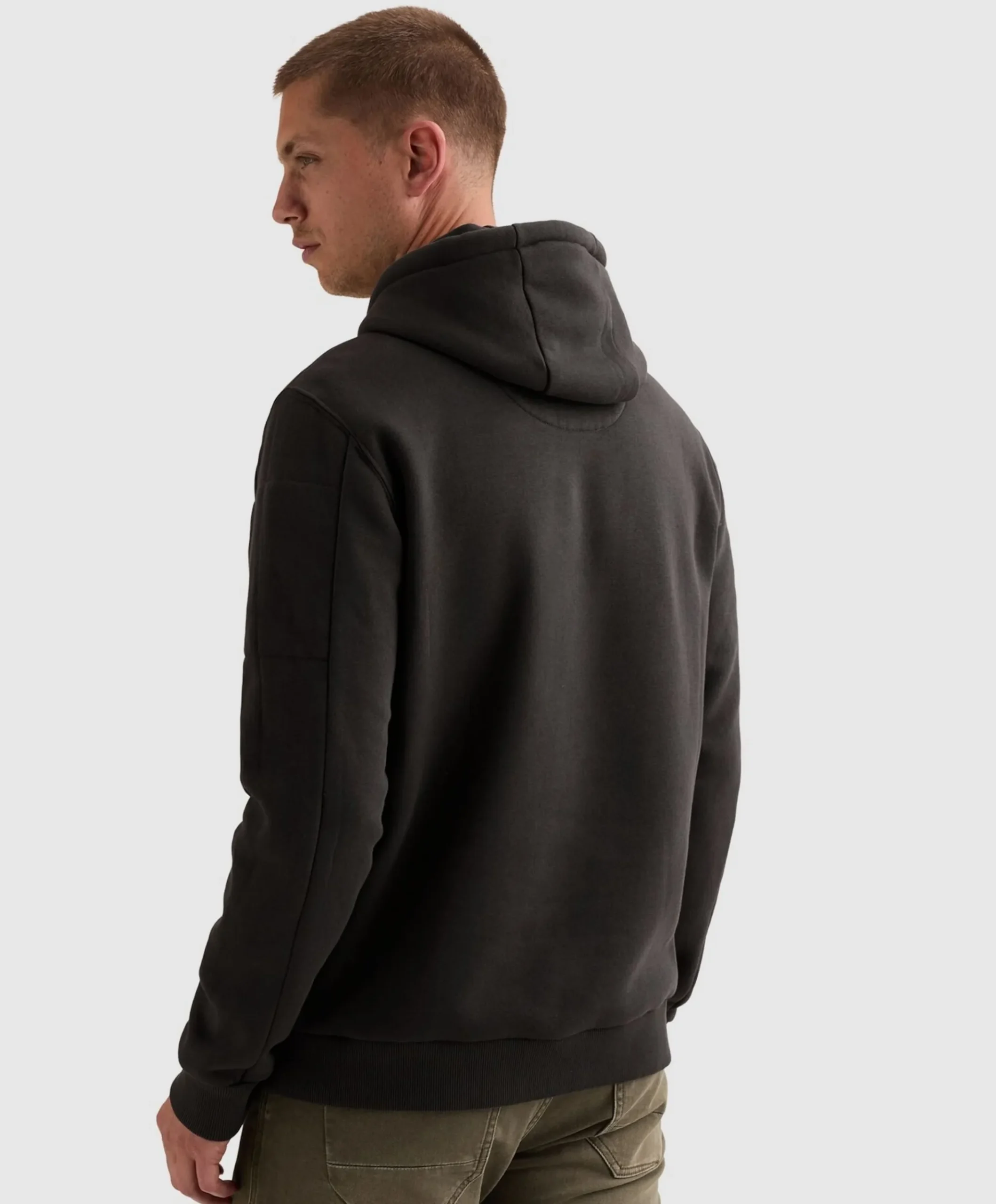 Heren hoodie zwart