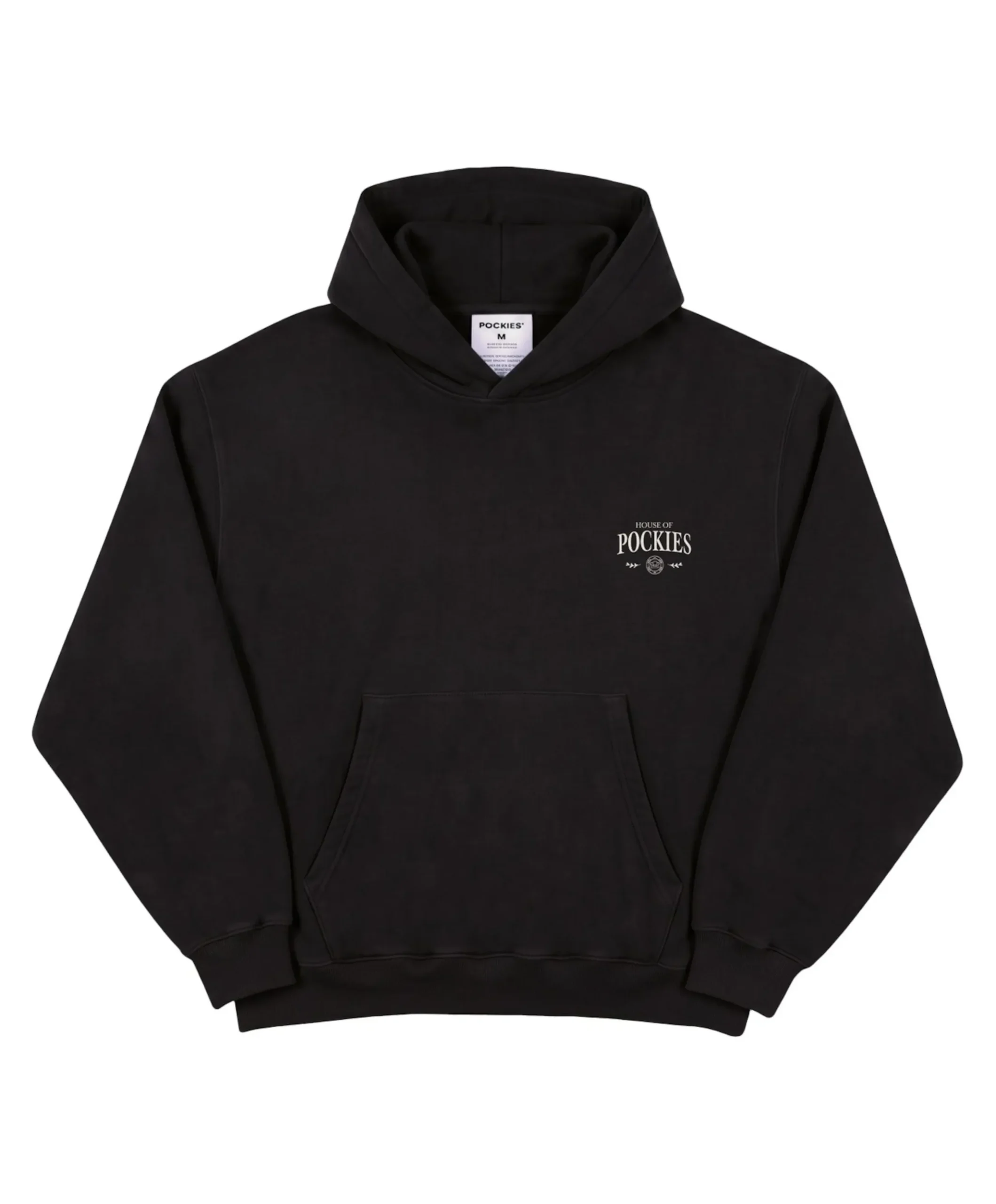 Heren hoodie zwart