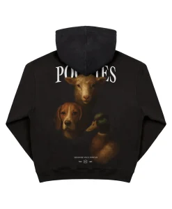 Heren hoodie zwart