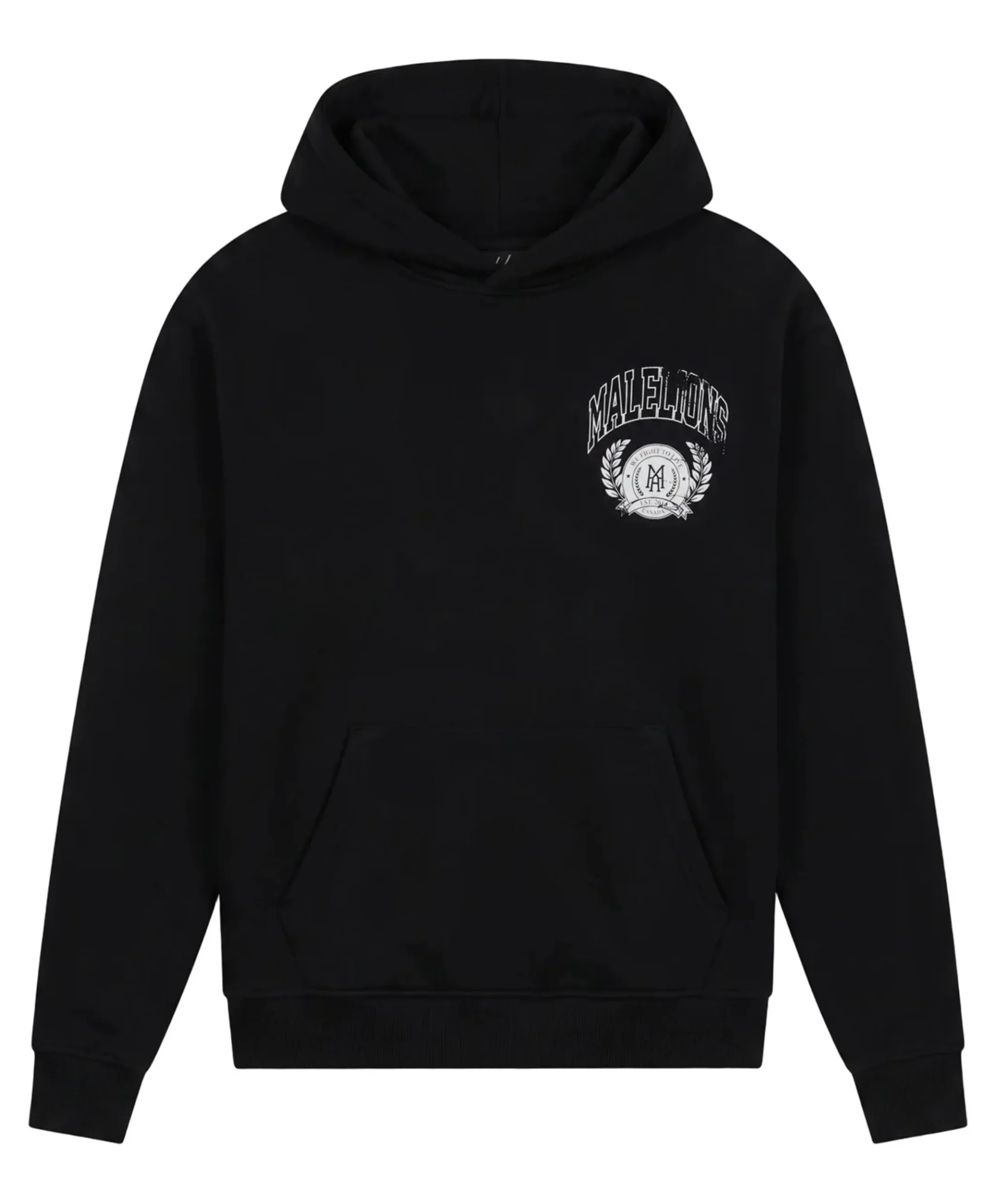 Heren hoodie zwart