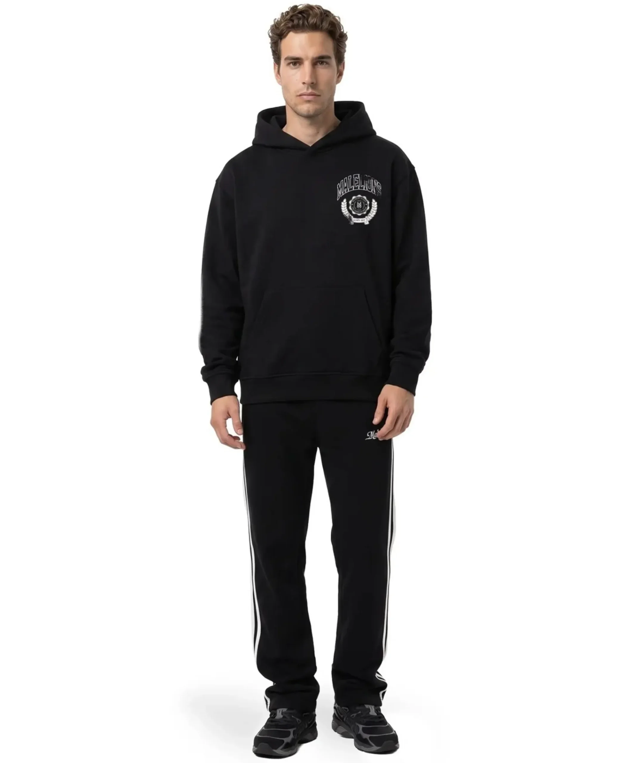 Heren hoodie zwart