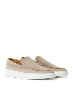Heren instappers beige