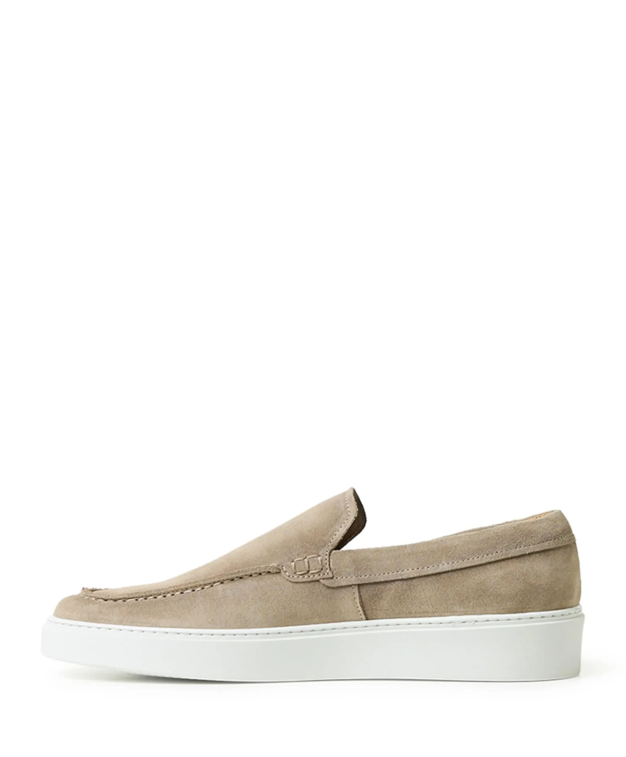 Heren instappers beige