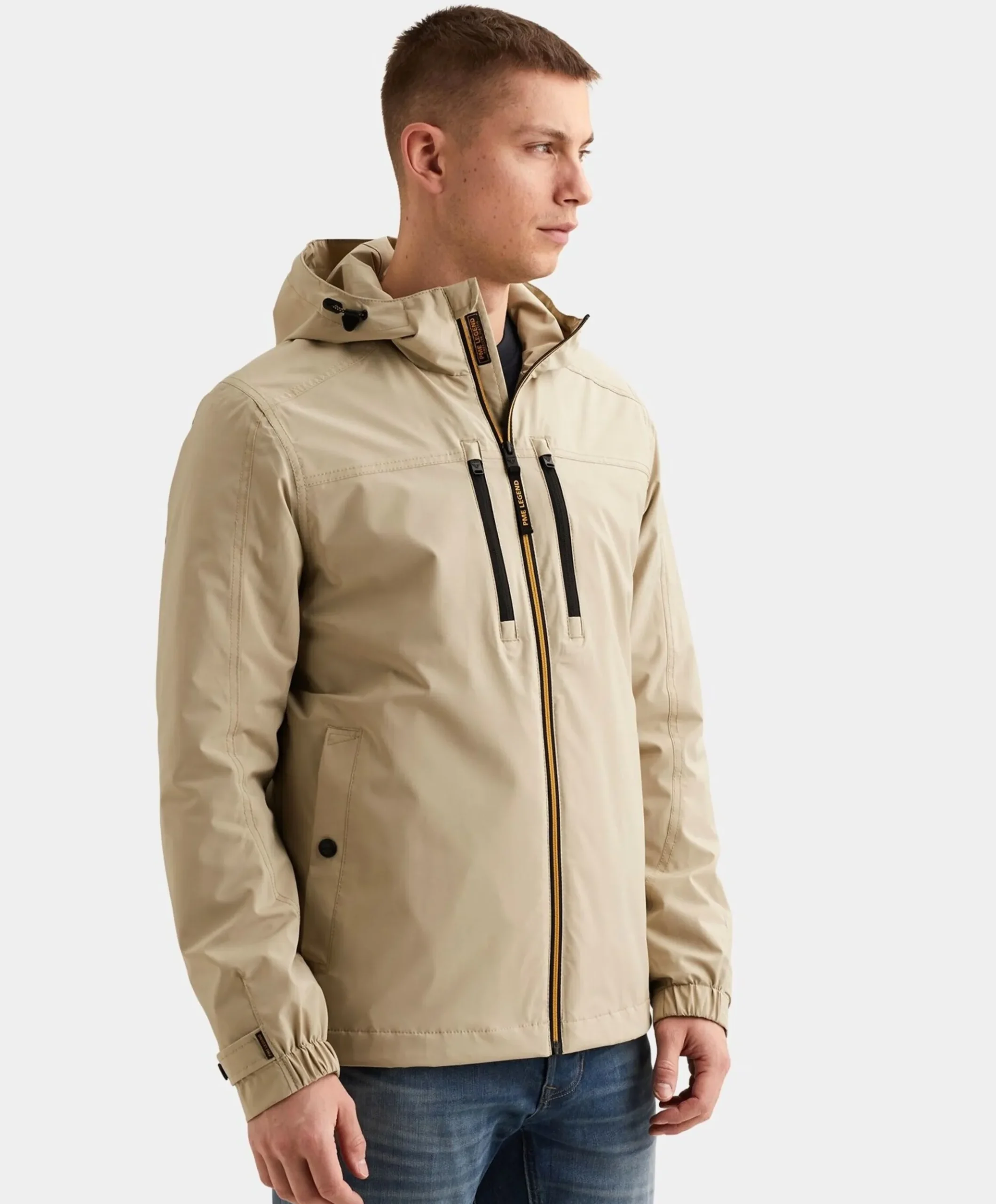 Heren jas beige