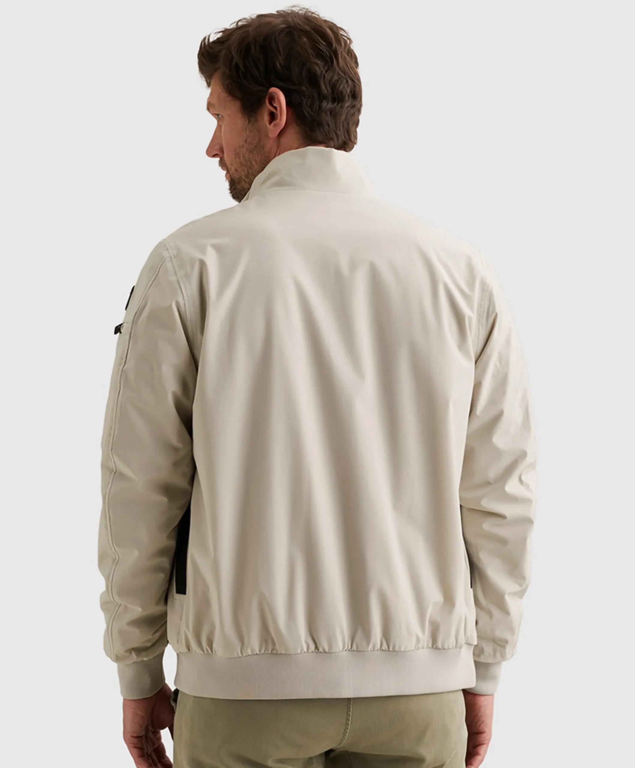 Heren jas beige