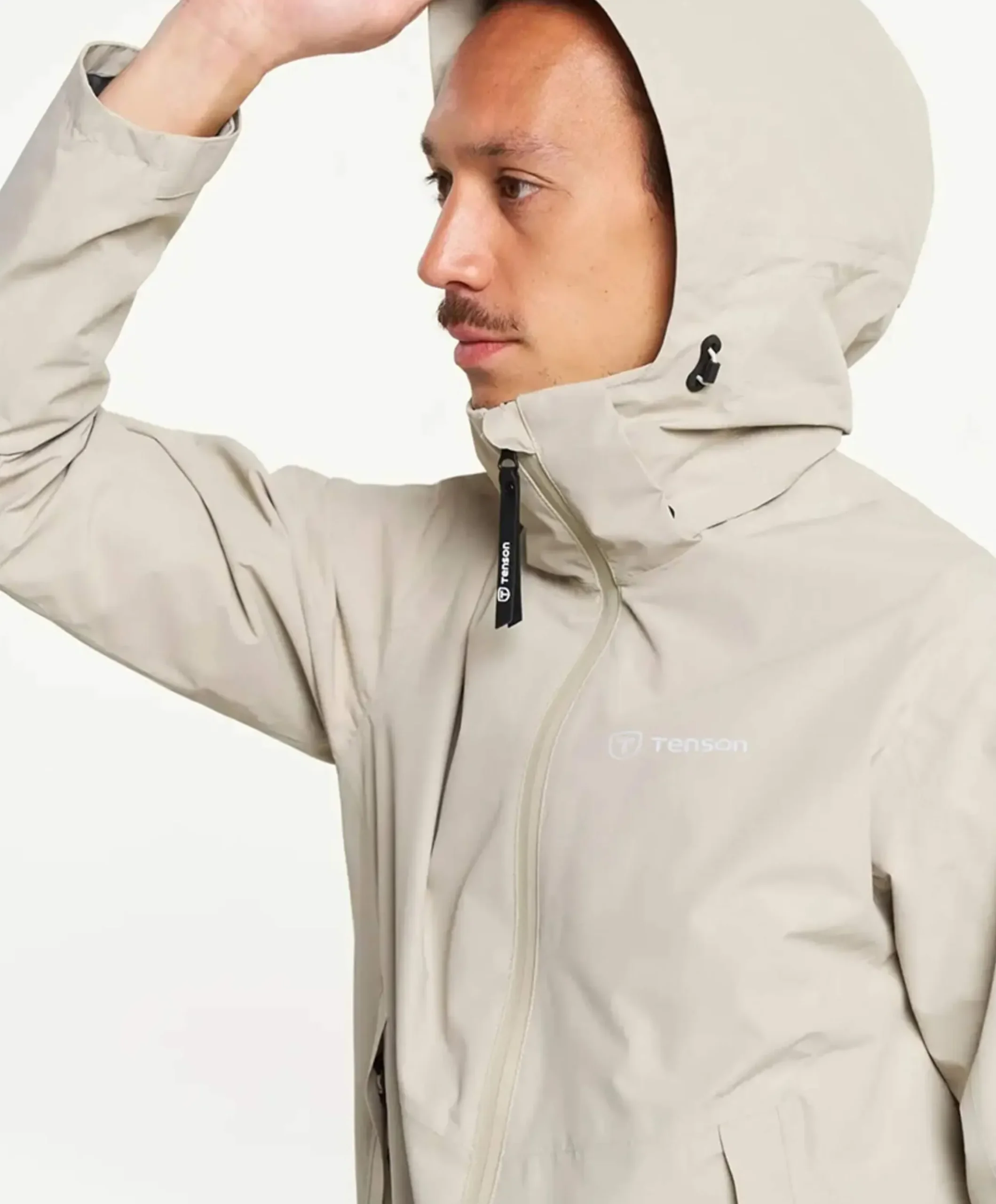 Heren jas beige