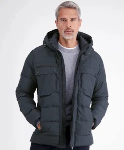 Heren jas blauw