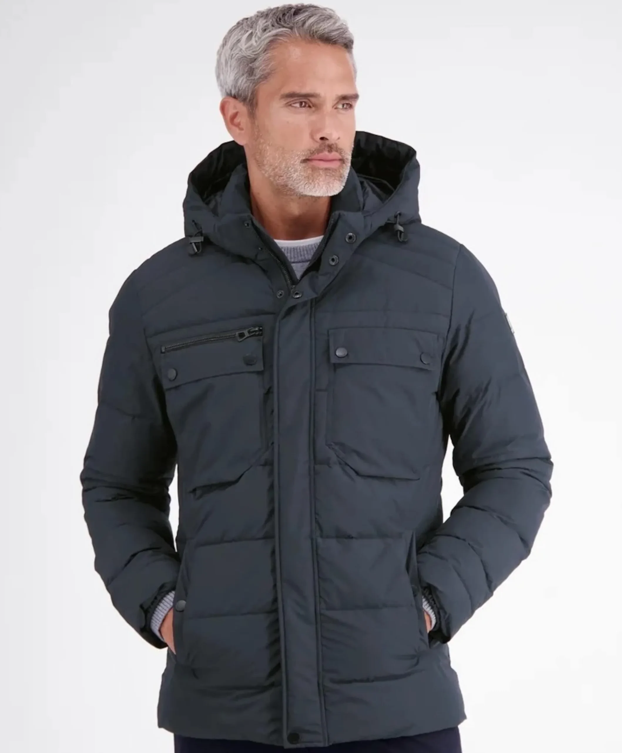 Heren jas blauw