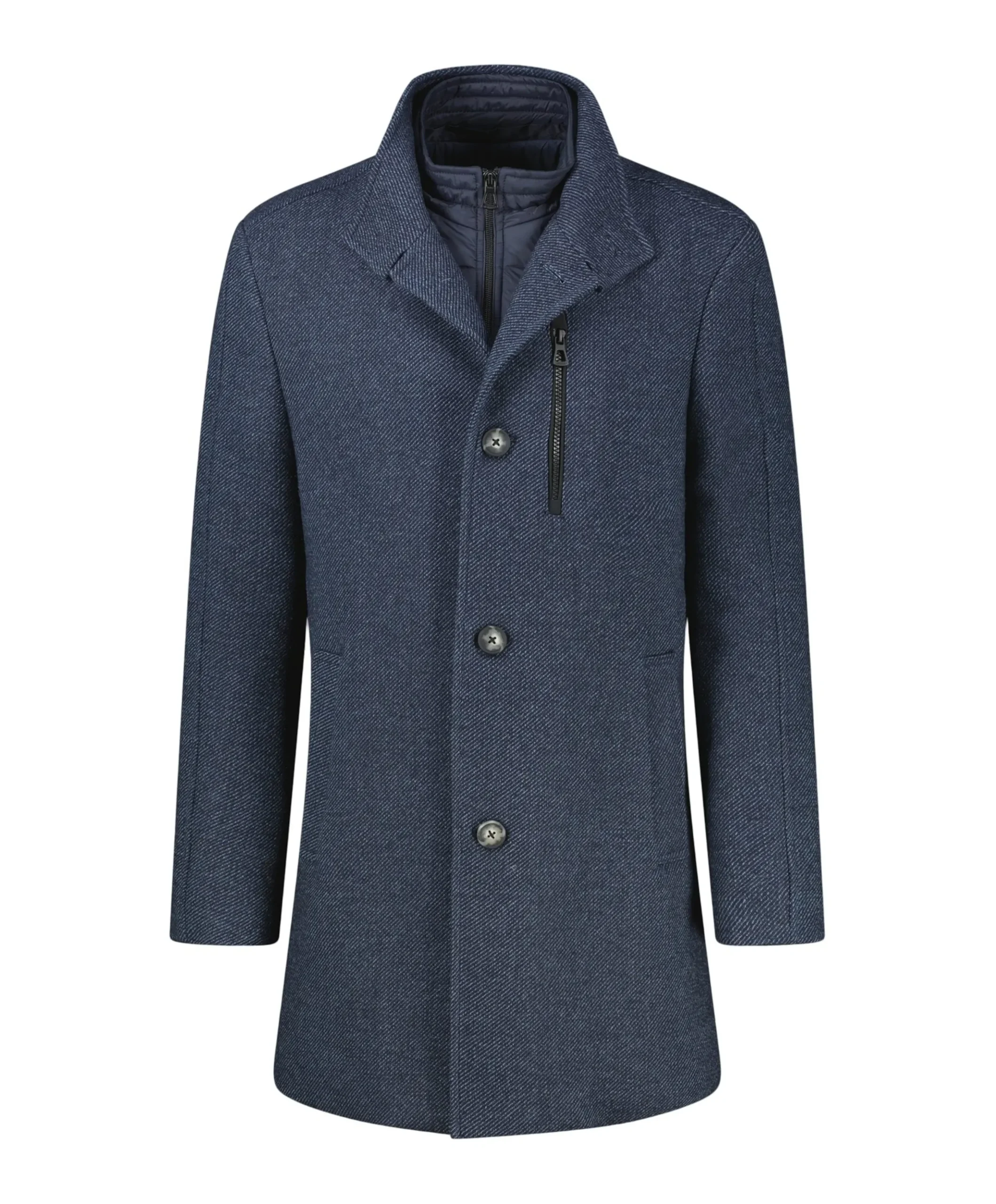 Heren jas blauw