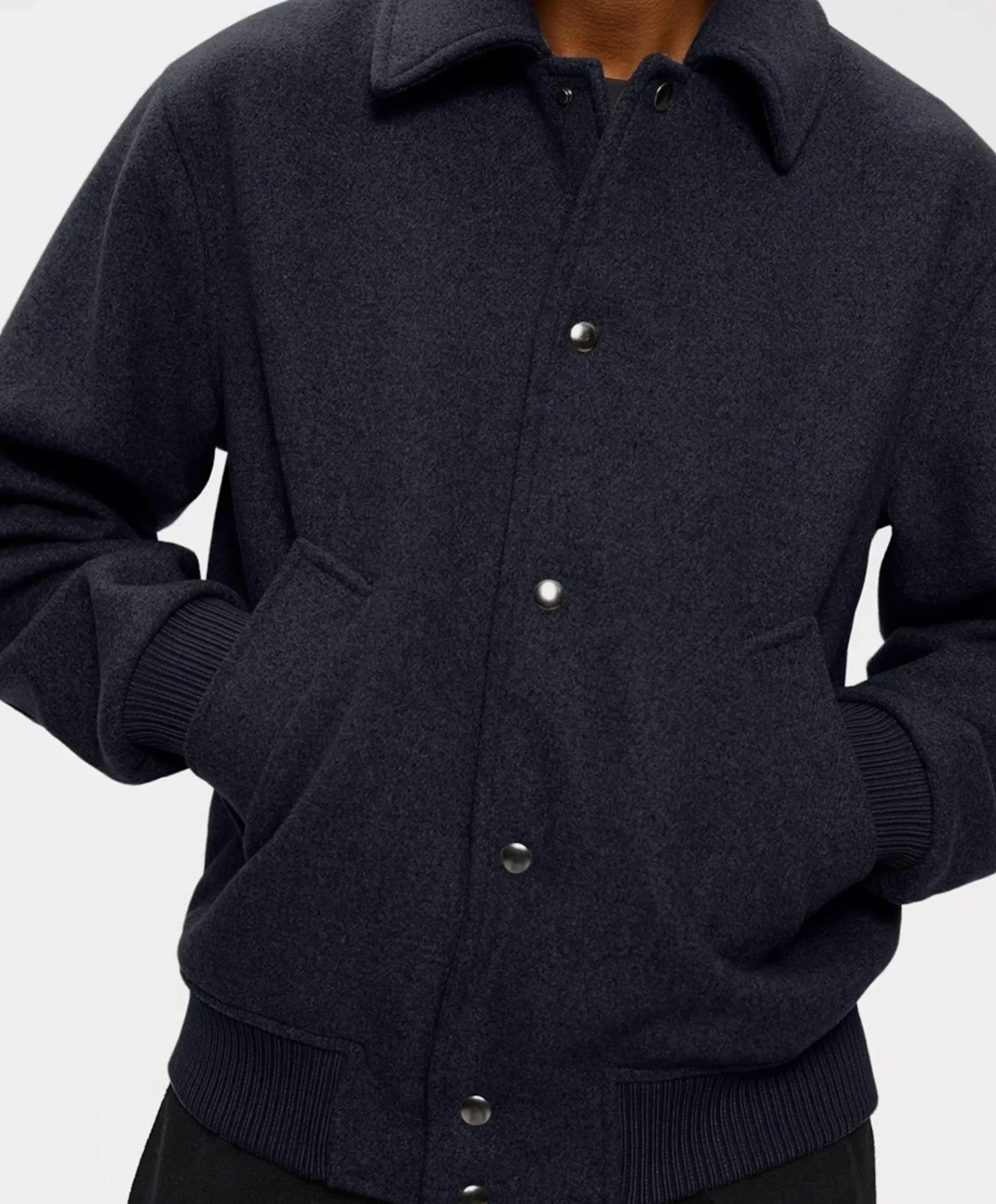 Heren jas blauw