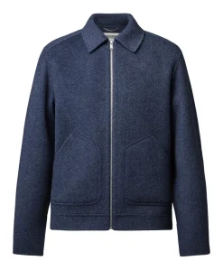 Heren jas blauw