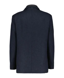 Heren jas blauw