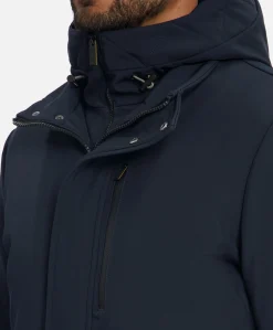 Heren jas blauw