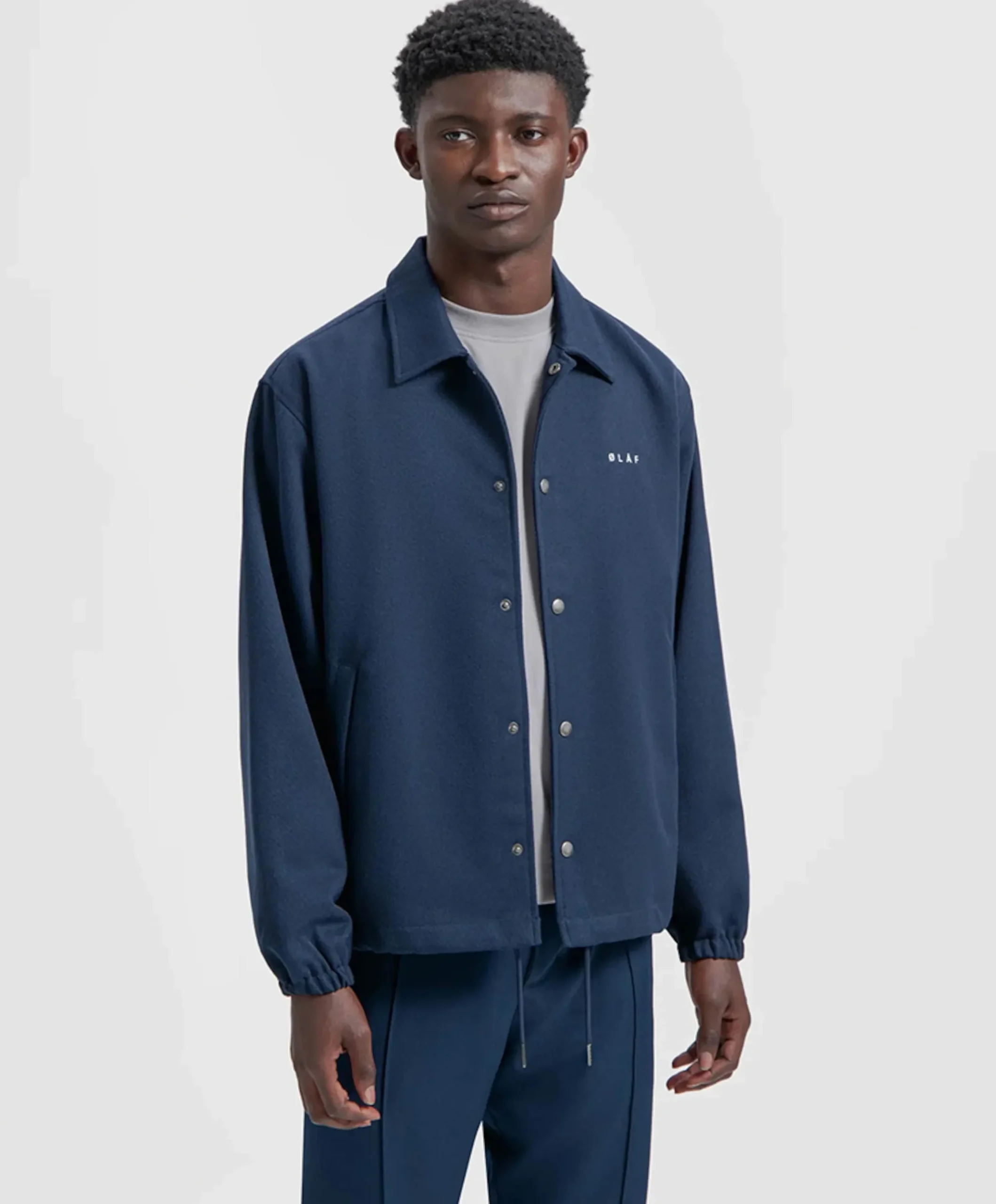 Heren jas blauw