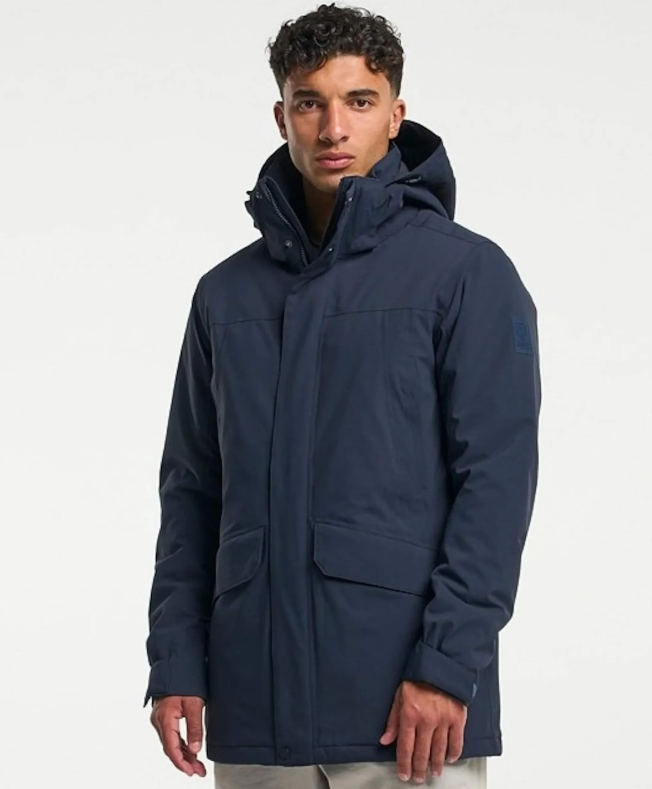 Heren jas blauw