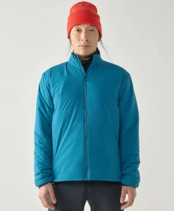 Heren jas blauw